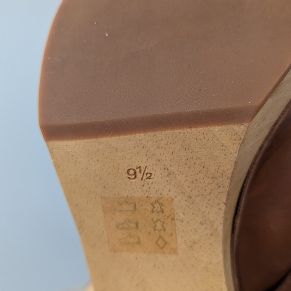 Madewell Kiltie Brown Leather Fringe Clogs - Picture 6 of 12